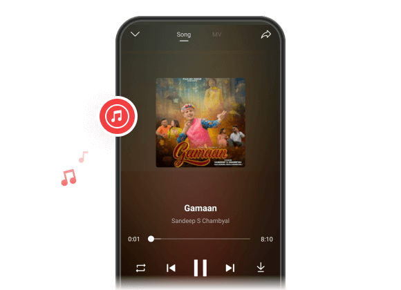 Built-in Music and Video Player